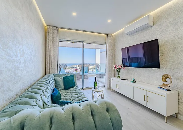 Sunset Bliss Penthouse With Airco & Heated Pool Apartment *